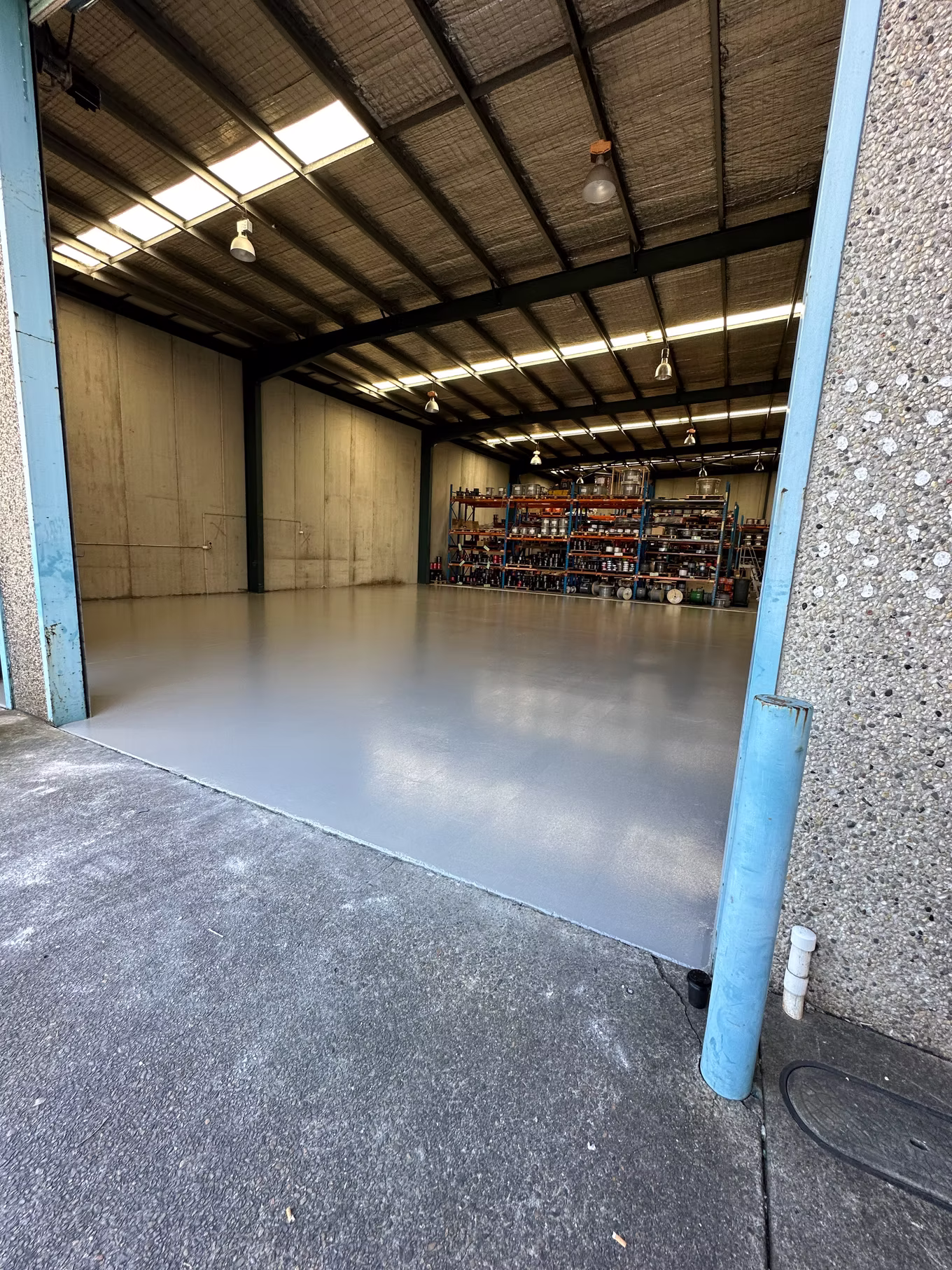 Epoxy coating application